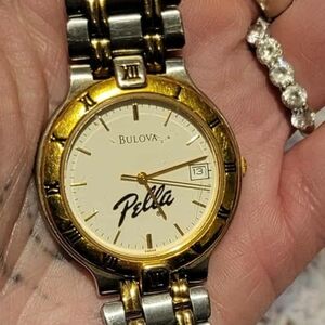 Bulova Two-Tone Gold and Silver Watch
